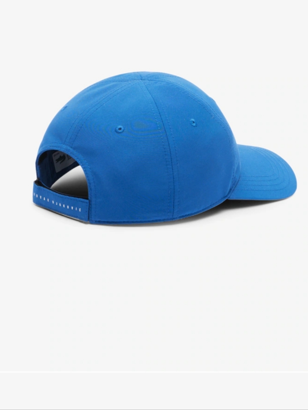 Lacoste Sport Tennis Novak Djokovic Men's Big Croc Microfiber Ball Cap Blue NWOT - Picture 12 of 13